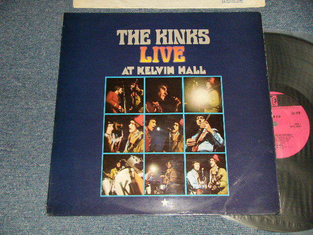 画像1: THE KINKS -  LIVE AT KELVINHALL (MATRIX #A) NSPL 181911-S   /B) NSPL 18191B-1-S) (Ex+++/Ex+++ EDSP) / 1968 UK ENGLAND ORIGINAL STEREO Used LP 