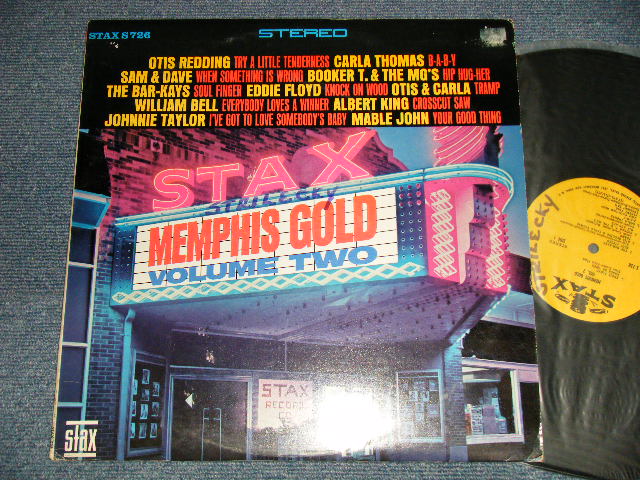 画像1: V. A. VARIOUS ARTISTS / OMNIBUS - MEMPHIS GOLD VOL.2  Volume TWO (Ex+/Ex+++ WOL, EDSP) / 1967 US AMERICA ORIGINAL 1st  Press "YELLOW with 1841 BROARWAY  LABEL" Used LP 