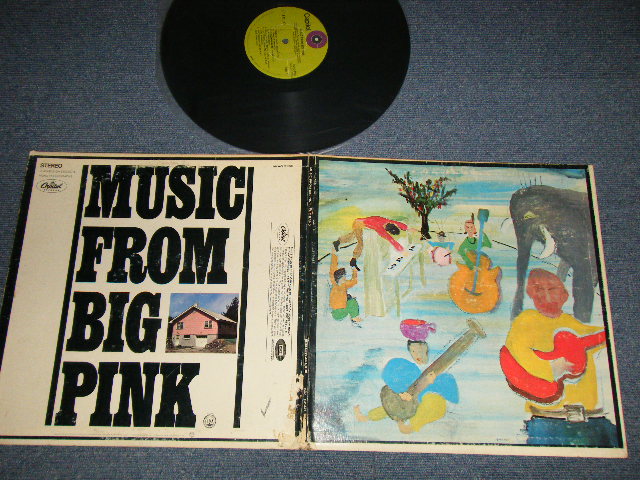 画像1: THE BAND - MUSIC FROM BIG PINK( Matrix #A)SKAO-1-2955-W8 ━◁ B)SKAO2-2955-A-W9 ━◁)"Capitol Records Pressing Plant Press, in WINCHESTER in VIRGINIA"（Ex+/Ex++) / 1969 Version US AMERICA  2nd Press "LIME GREEN LABEL" "MFD. BY CAPITOL RECORDS, INC. U.S.A.T:M. [CAPITAL LOGO] • MARCA REG. • U.S. PAT. NO. 2,631,859"  1st Press "Full Member credit Label" 2nd press "With 'B.D. 1968' at FRONT COVER's BOTTOM" Used LP