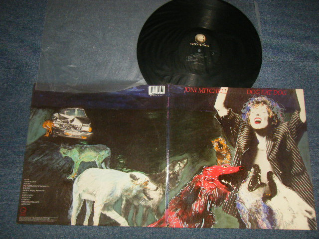 画像1: JONI MITCHELL - DOG EAT DOG (Matrix #A)GHS 240074-A-SH3 O B-21859-SH3 recision SLM ▵10581 1-2  Ｂ)GHS 240074-B-SH7 B-21860-SH7 Precision SM SLM ▵1058-x 1 2) "SPACIALTY Press in OLYPHANT in PA"(Ex+++/MINT- CRACK) / 1985 US AMERICA ORIGINAL  Used L