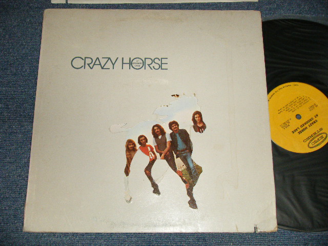 画像1: CRAZY HORSE - AT CROOKED LAKE (Ex++/MINT- Cutout) / 1972 US AMERICA ORIGINAL 1st Press " YELLOW Label" Used LP 