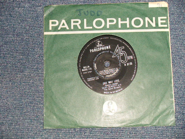 画像1: CLIFF BENETT and The REBEL ROUSERS - A)ONE WAY LOVE  B)SLOW DOWN (Ex+++/Ex+++) / 1964 UK ENGLAND ORIGINAL Used 7" Single