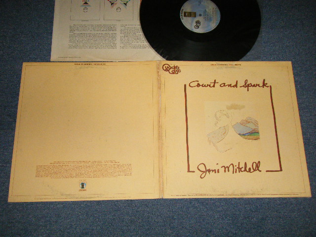 画像1: JONI MITCHELL - COURT AND SPARK(Ex+/Ex- Looks:Ex++) /1973 US AMERICA ORIGINAL "QUAD/4CH DISC" " Used LP 