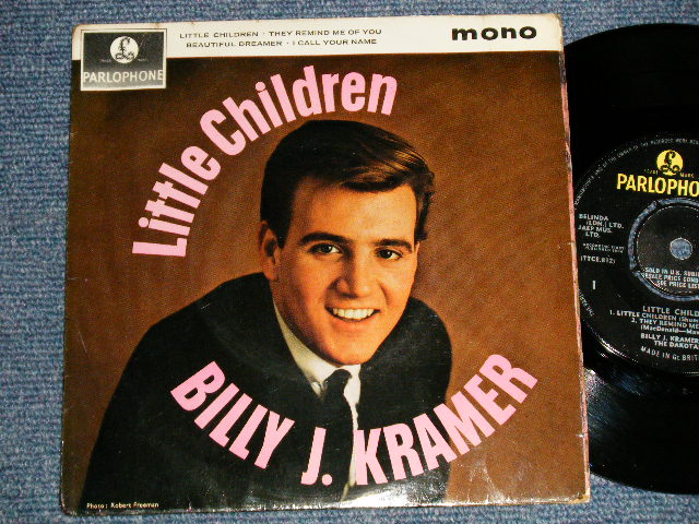 画像1: BILLY J. KRAMER  With THE DAKOTAS - LITTLE CHILDREN (Ex++/Ex+++) / 1964 UK ENGLAND ORIGINAL Used 7"EP with PICTURE SLEEVE 
