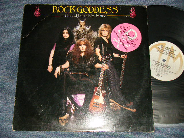 画像1: ROCK GODDESS (LADY/GIRL HARD ROCKER) - HELL HATH NO FURY (Ex++/MINT-) / 1983 US AMERICA ORIGINAL Used LP 