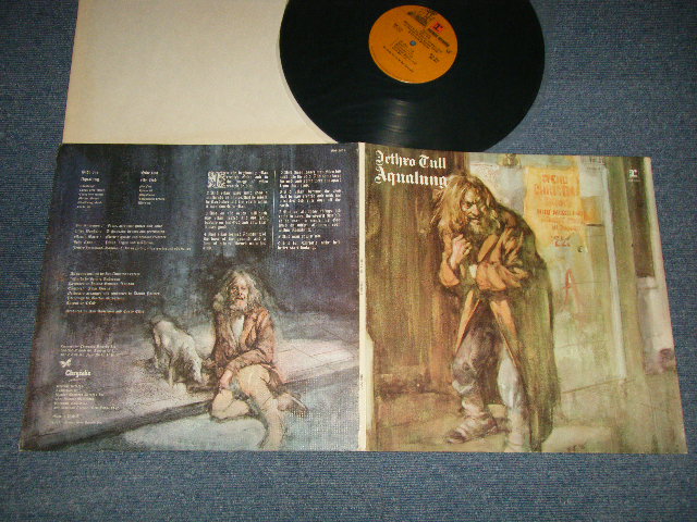 画像1: JETHRO TULL - AQUALUNG (With INSERTS for LYRICS)  (Ex+++/MINT-) / 1971 US AMERICA ORIGINAL 1st Press "TEXTURED Cover" 1st Press "BROWN Without STEREO Label"  Used LP 