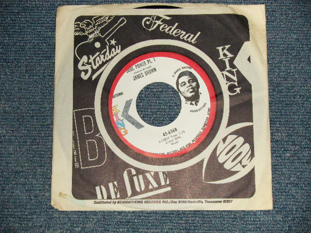 画像1: JAMES BROWN - A)SOUL POWER  Pt.1  B) SOUL POWER  Pt.2 & Pt.3 (Ex++/Ex++) 1971 US AMERICA ORIGINAL "WHITE LABEL PROMO" Used 7" 45 rpm Single  