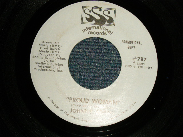 画像1: JOHNNY ADAMS - PROUD WOMAN  (MINT-/MINT-) / 1962 US AMERICA ORIGINAL "PROMO ONLY SAME FLIP" Used 7" 45 rpm Single  