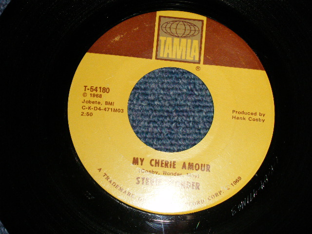 画像1: STEVIE WONDER - A)My Cherie Amour   B)I Don't Know Why I Love You (Ex++ Looks:Ex-/Ex++ Looks:Ex++) / 1967 US AMERICA ORIGINAL Used 7" 45 rpm Single  