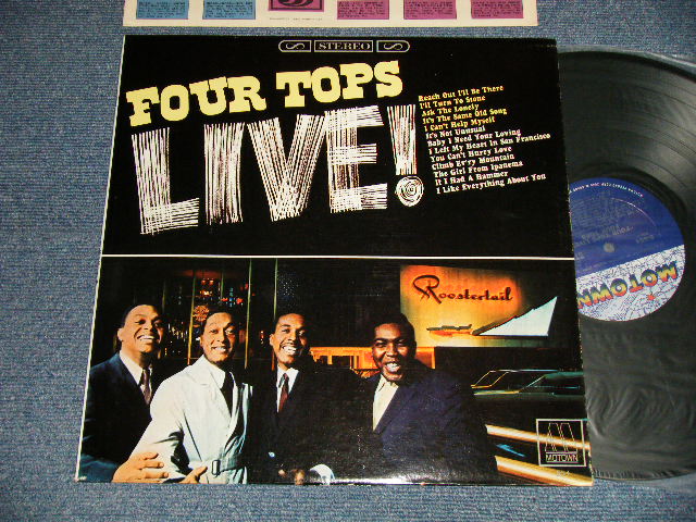 画像1: FOUR TOPS - LIVE (Ex+++, Ex++/Ex+++ Looks:Ex++) / 1966 US AMERICA 2nd Press Number "STEREO" Used LP 