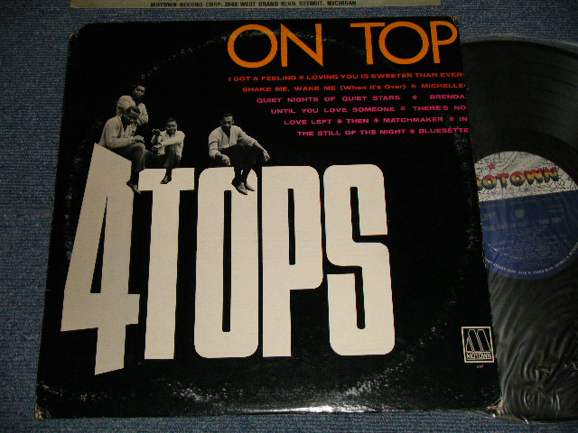 画像1: FOUR TOPS - ON TOP (Ex+/Ex+++ Cutout) /1966 US AMERICA ORIGINAL "MONO" Used LP 