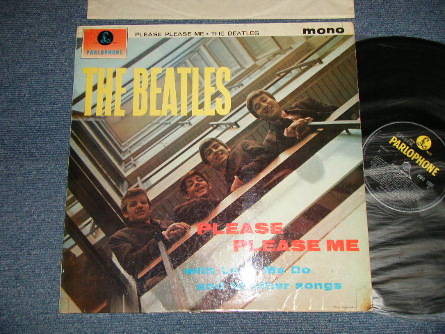 画像1: THE BEATLES - PLEASE PLEASE ME (Matrix #  A)1N  A R  B)1N  R L) (Ex++/Ex++ WOBC) / 1963 UK ENGLAND ORIGINAL 3rd Press? "NO Credit  FIRST 1963 on Label" "YELLOW/BLACK Label" "MONO" Used LP