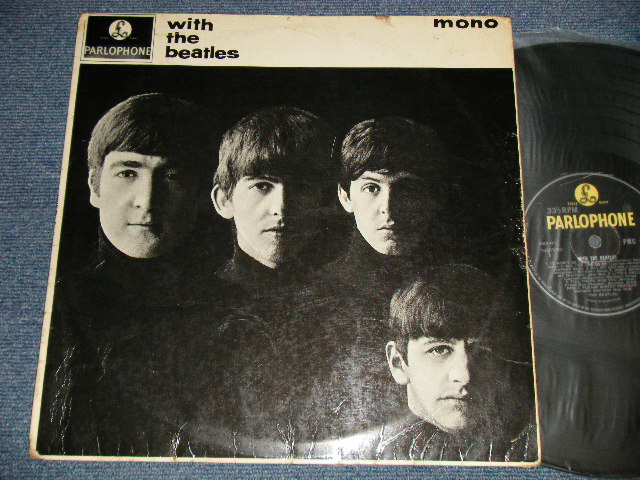 画像1: THE BEATLES - WITH THE BEATLES (Matrix #A)1N  R N H  1 B)1N  R D R  1) "GOT A HOLD" Credit on BACK COVER & LABEL "Dominion" )  (Ex+/Ex++ A-5:Poor Jump) / 1963 UK ENGLAND ORIGINAL "YELLOW PARLOPHONE" MONO Used LP