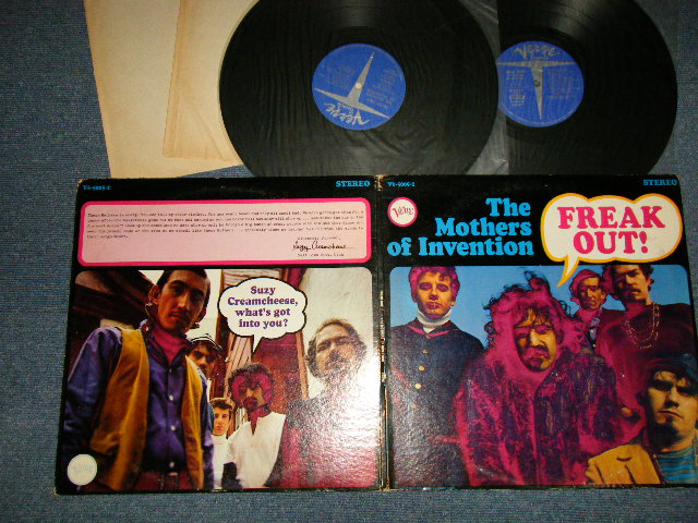 画像1: FRANK ZAPPA / THE MOTHERS OF INVENTION - FREAK OUT!(With FREAKOUT "HOT SPOT" MAP on INSIDE) (Ex+/MINT- Looks:Ex+++ EDSP) / 1966  US AMERICA ORIGINAL STEREO Used 2LP 