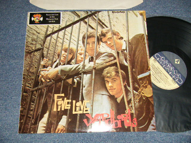 THE YARDBIRDS - FIVE LIVE YARDBIRDS (MINT/MINT- / 1980 UK ENGLAND ...