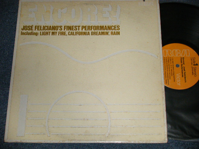 画像1: JOSE FELICIANO - JOSE FELICIANO 'S FINEST PERFORMANCES (Ex++/Ex+ Cut out, EDSP)    / 1971 Version US AMERICA ORIGINAL 1st Press "ORANGE Label" Used LP 