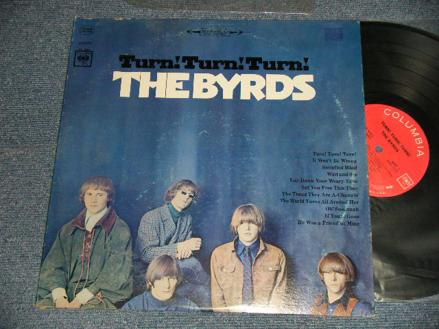 画像1: BYRDS, THE - TURN! TURN! TURN!(Matrix # A) 1A / B) 1B) (Ex+/MINT- A-2:Ex+++) / 1965 US AMERICA ORIGINAL 1st Press "360 SOUND Label in WHITE" STEREO Used LP 