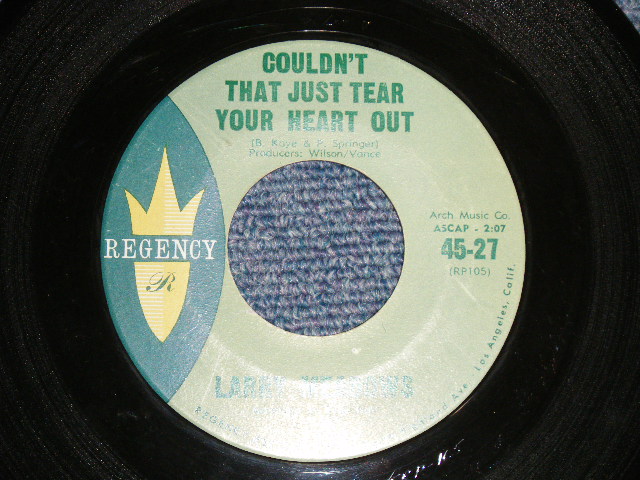 画像1: Larry Meadows  - A)Couldn't That Just Tear Your Heart Out   B)Pretending (Ex+/Ex+) / 1960's US AMERICA ORIGINAL Used 7"Single 
