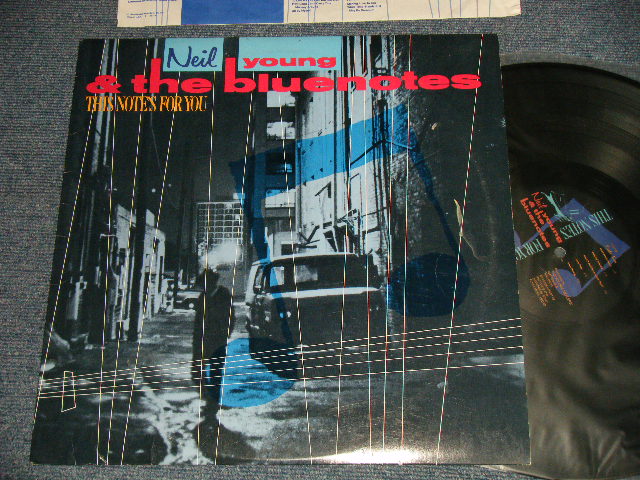 画像1: NEIL YOUNG & The Bluenotes - THIS NOTE'S FOR YOU  (With ARTWORK INNER)(Ex+++/MINT-) / 1988 US AMERICA ORIGINAL Used LP 