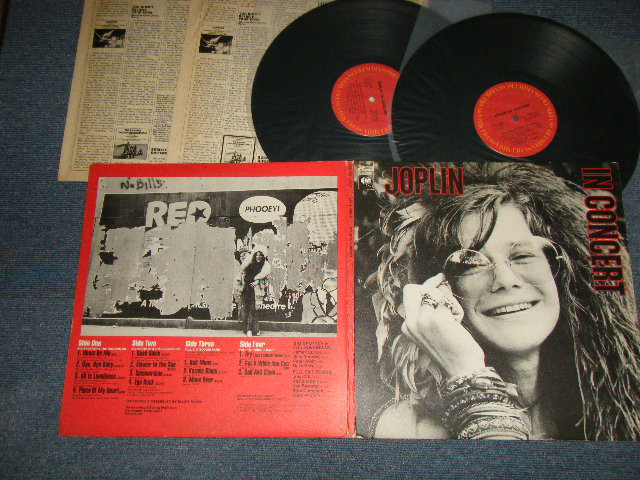 画像1: JANIS JOPLIN -  IN CONCERT  (Ex++/MINT- EDSP)  / 1972  US AMERICA ORIGINAL Used 2-LP