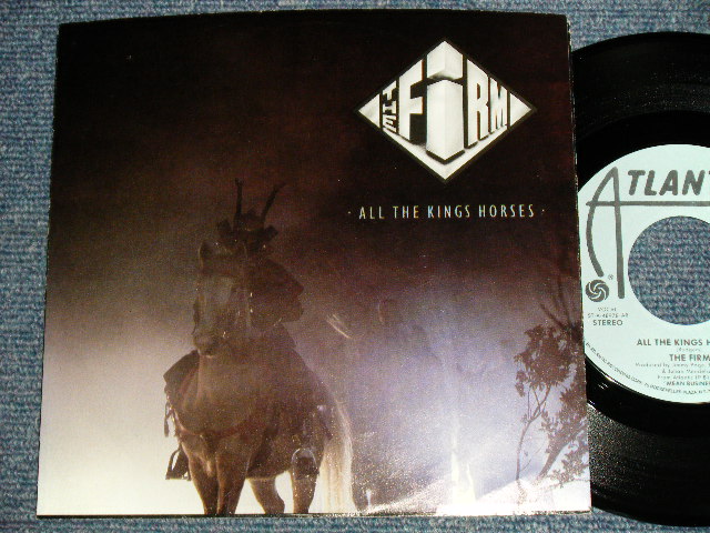 画像1: THE FIRM (JIMMY PAGE / LEDZEPPELIN) - AT THE KINGS HORSES  A)STEREO  B)STEREO (Ex+++/MINT-)  / 1986 US AMERICA ORIGINAL "PROMO ONLY SAME FLIP" Used 7" Single with PICTURE SLEEVE