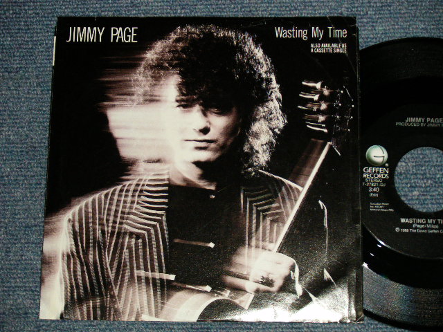 画像1: JIMMY PAGE (LEDZEPPELIN) - WASTING MY TIME  A)STEREO  B)STEREO (Ex++/MINT-)  / 1988 US AMERICA ORIGINAL "PROMO ONLY SAME FLIP" Used 7" Single with PICTURE SLEEVE