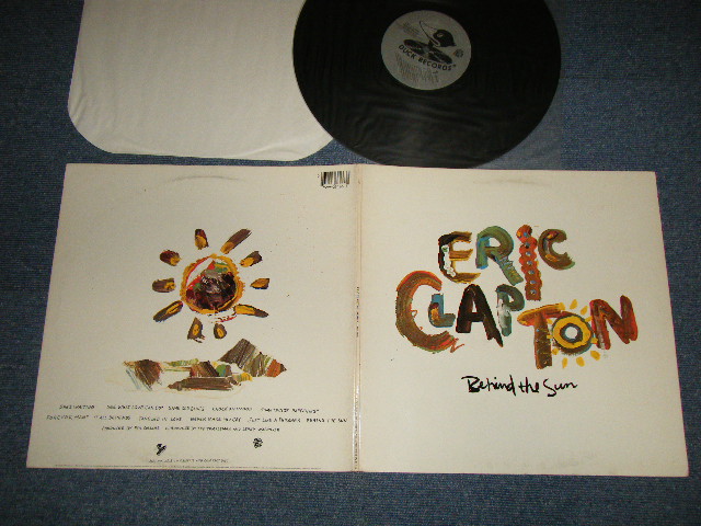 画像1: ERIC CLAPTON - BEHIND THE SUN (Matrix #A)1-25166-A-SH2 O B-27066 SH2 SLM ▵8962 1-1 TOWN HOUSE B)1-25166-B-SH2 O B-27067 SH2 SLM ▵8962-X 1-1 TOWN HOUSE) (Ex+/Ex+++ Looks:Ex+) / 1985 US AMERICA ORIGINAL Used LP 