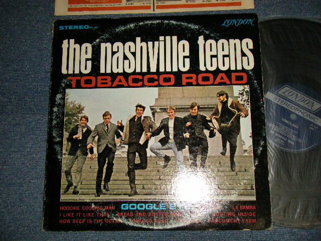 画像1: THE NASHVILLE TEENS - TOBACCO ROAD (VG++/Ex++)  / 1965-66 Version US AMERICA ORIGINAL "BOXED LONDON Label" STEREO Used LP
