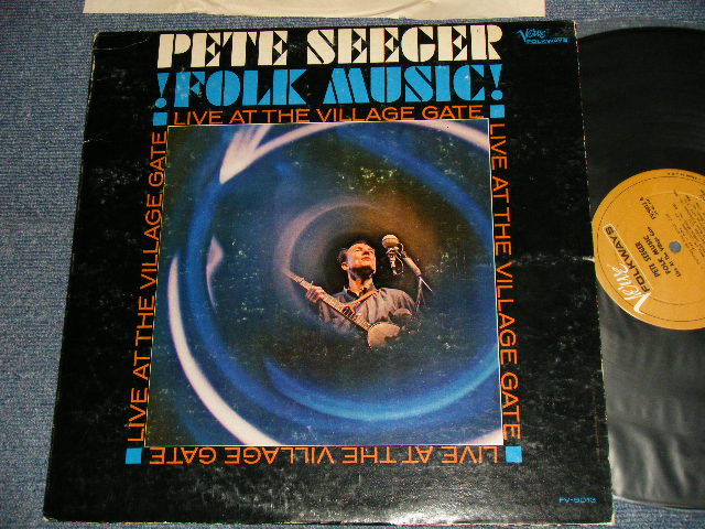 画像1: PETE SEEGER  - FOLK MUSIC! LIVE AT THE VILLAGE GATE (Ex/Ex++ Looks:Ex) / 1965  US AMERICA ORIGINAL MONO Used LP's 