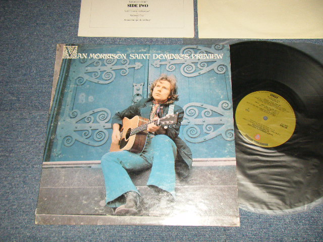 画像1: VAN MORRISON - SAINT DOMINIC'S PREVIEW (with INSERTS) (Matrix #A)BS-2633 A 40216-1A B)BS-2633 B  40217-1B) (Ex+/Ex+++) / 1972 US AMERICA ORIGINAL 1st Press "GREEN with 'WB' Logo on Top Label"  Used LP With INSERTS 