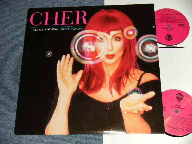 画像1: CHER (of SONNY & CHER) - All Or Nothing / Dov'È L'Amore (Ex+++/MINT-)  / 1999 US AMERICA ORIGINAL Used 2 Double 12" 