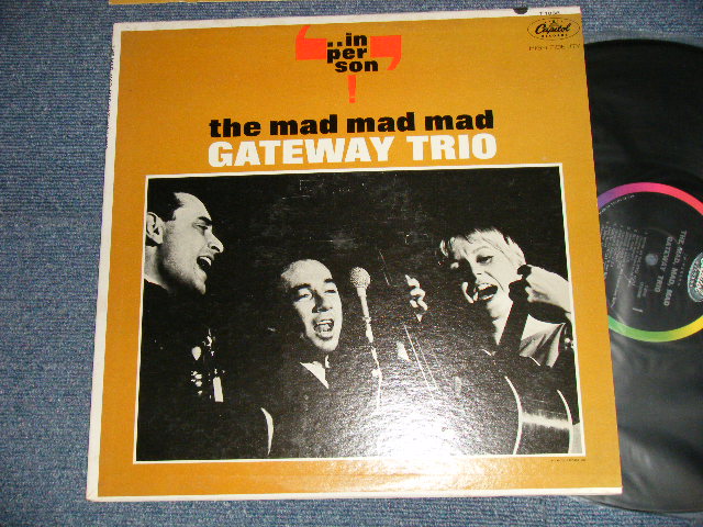画像1: GATEWAY TRIO - THE MAD MAD MAD (Ex+++/Ex+++) / 1963 US AMERICA ORIGINAL 1st Press "BLACK with RAINBOW Label" "MONO" Used  LP 