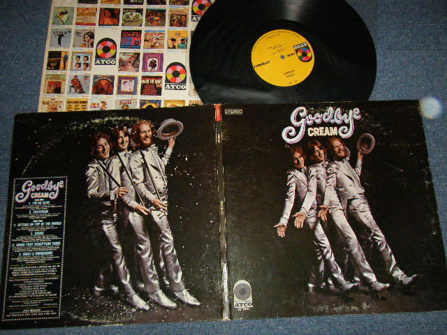 画像1: CREAM - GOODBYE CREAM "MO/MONARCH Press in CA" (Ex+/MINT-) / 1969 US AMERICA ORIGINAL 1st Press "YELLOW with 1841 BROADWAY Label" Used LP