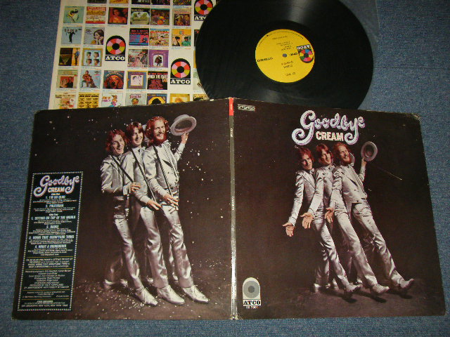 画像1: CREAM - GOODBYE CREAM "MG/MGM Press in NEW JERSEY" (Ex++/MINT- BB) / 1969 US AMERICA ORIGINAL 1st Press "YELLOW with 1841 BROADWAY Label" Used LP