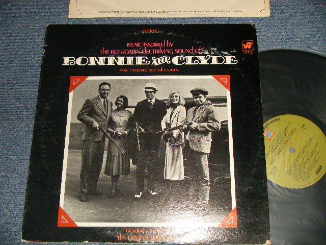 画像1: Charles Strouse - Music Inspired By The Rip Roarin' Electrifying Sound Of "Bonnie And Clyde" (The Original Motion Picture Score)(Ex+/Ex++) / 1968 US AMERICA ORIGINAL 1st Press "GREEN with W7 Label" STEREO Used LP 
