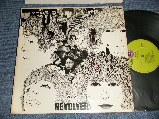 画像1: BEATLES - REVOLVER (Matrix #A)ST１ 82576 1 211 B)ST-2-82576-1H 2 HT1 1) (Ex+++/MINT-)  /1969 Version US AMERICA ORIGINAL "RECORD CLUB RELEASE" "LIME GREEN Label" " STEREO Used LP beautiful