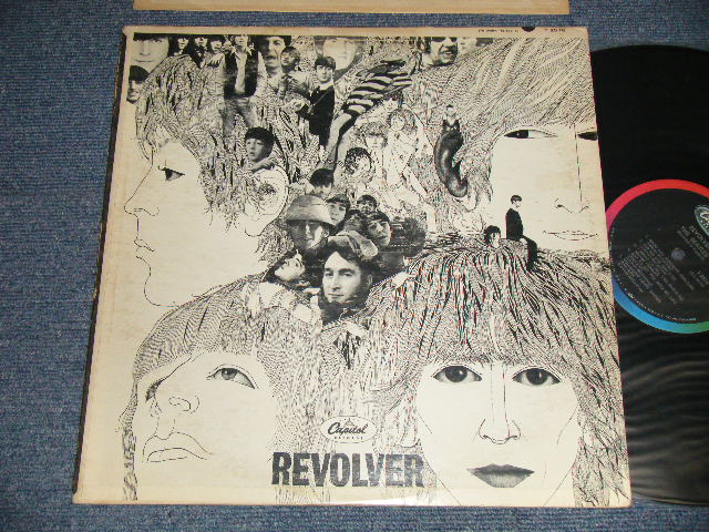 画像1: BEATLES - REVOLVER (Ex+/Ex+++ Looks:Ex++ EDSP)  /1966 US AMERICA ORIGINAL 1st Press "BLACK With RAINBOWRing/COLOR Band Label" MONO Used LP 