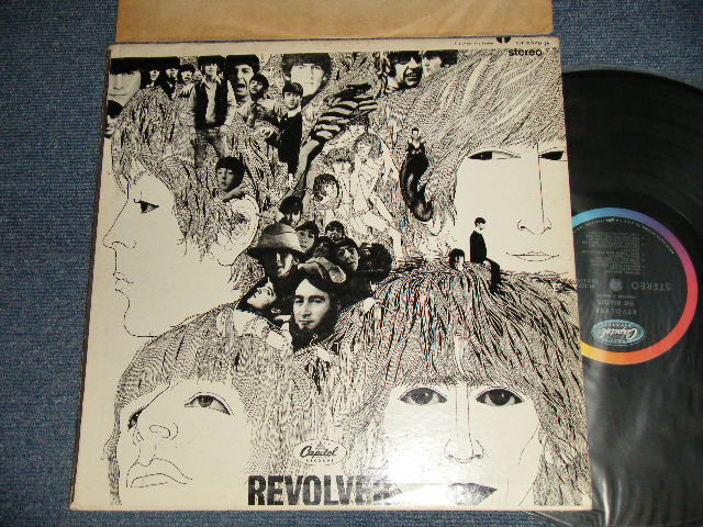 画像1: BEATLES - REVOLVER (Matrix # A)B6 #2 B)A5) (Ex++/MINT- SWOFC)  /1966 US AMERICA ORIGINAL 1st Press "BLACK With RAINBOWRing/COLOR Band Label" MSTEREO Used LP beautiful