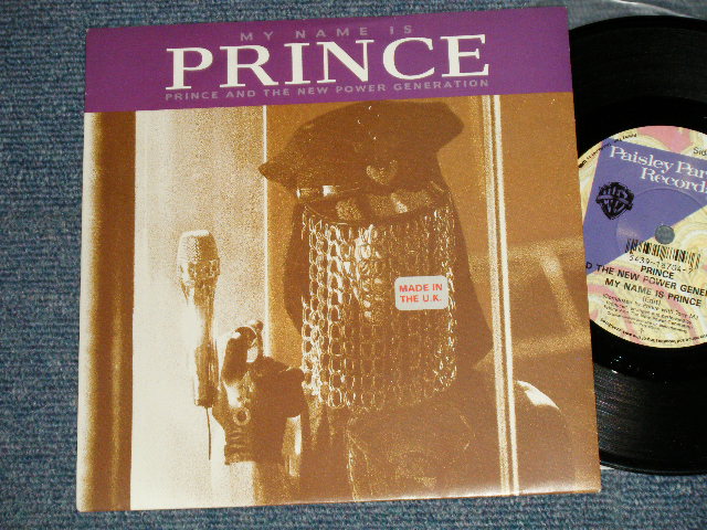画像1: PRINCE - A)MY NAME IS PRIBNCE  B)WHOM IT MAY CONCERM (NEW) /1992 UK ENGLAND ORIGINAL "BRAND NEW" 7" 45 rpm Single with PICTURE SLEEVE  