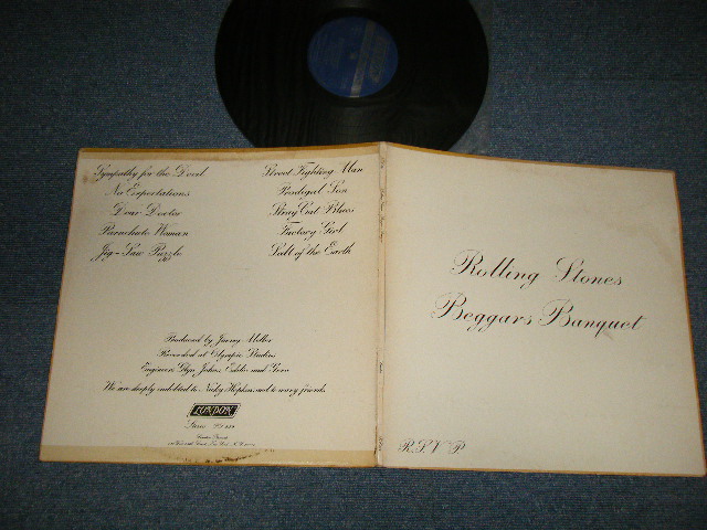 画像1:  THE ROLLING STONES - BEGGARS BANQUET (Matrix #A)PS539A ZAL-8476A PRCW B)PS530B 1-1-1 PRCW ZAL-8477 B) "PRCW/PRC RECORDING COMPANY Press in COMPTON in CA" (Ex+/Ex+++ Looks:MINT- SEAMEDSP)/ 197? Version Maybe US AMERICA REISSUE? "3rg d PRESS Label"  Cover Used LP 