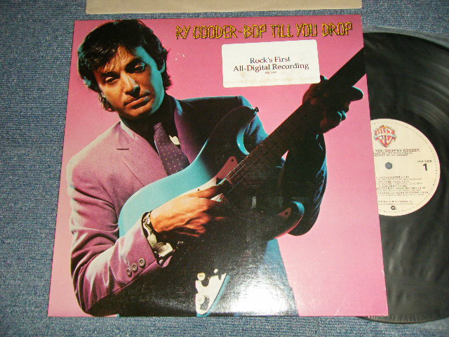 画像1: RY COODER -  BOP TILL YOU DROP : with HYPE SEAL (Matrix #A)BSK-1-3358 A1(2) +SLM+ :+::+::+:▵74 B-14116 B)BSK-2-3358 RE-1 :+: SLM :+: ▵74-x (4) ) "Sheffield Lab Matrix Press" in Santa Monica, CA 90404"   (Ex+/MINT-) / 1979 US AMERICA ORIGINAL "PROMO" "LIGHT BROWN Label" Used LP 