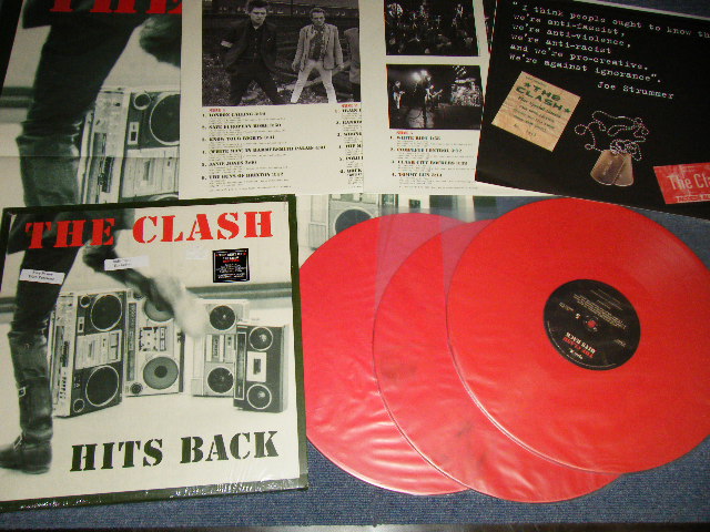 画像1: THE CLASH - HITS BACK  (With POSTER) (MINT/MINT) / 2013 US AMERICA ORIGINAL "180 Gram" "RED WAX/VINYL" Used 3-LP