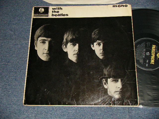 画像1: THE BEATLES - WITH THE BEATLES (Matrix #A)1N 1 PT B)1N 1 GHR ) "Jacket:GOTTA HOLD" Label: GOT A HOLD"/"Dominion") (Ex+, VG++\Ex++ Looks:Ex) / 1963 UK ENGLAND ORIGINAL "YELLOW PARLOPHONE" MONO Used LP