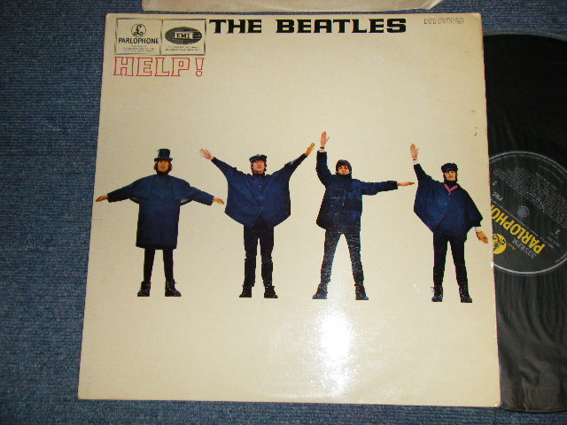 画像1: THE BEATLES - HELP! (Matrix #A)XEX-549-2  9 ALP B)XEX-550-2  3 APM) (Ex+++, Ex++/Ex++WOBC)/ 1965 UK ENGLAND ORIGINAL "Yellow & Black Label" MONO Used LP
