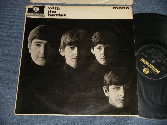 画像1: THE BEATLES - WITH THE BEATLES (Matrix #A)1N 1 HL B)1N 3 RTT) "Jacket:GOTTA HOLD" Label: GOT A HOLD"/"Dominion") (Ex++/Ex+++ Looks:MINT- STOFC) / 1963 UK ENGLAND ORIGINAL "YELLOW PARLOPHONE" MONO Used LP