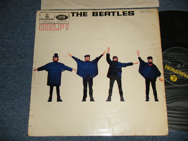 画像1: THE BEATLES - HELP! (Matrix #A)XEX-549-2  5 GGH B)XEX-550-2  7 GGT) (Ex+/Ex++WOBC)/ 1965 UK ENGLAND ORIGINAL "Yellow & Black Label" MONO Used LP