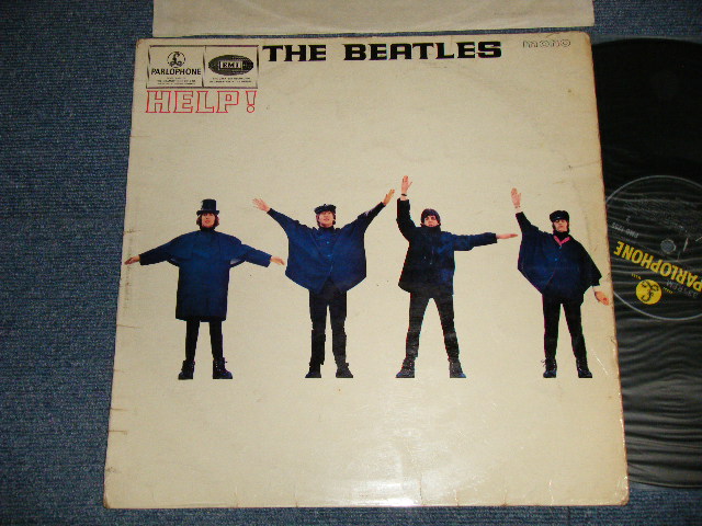 画像1: THE BEATLES - HELP! (Matrix #A)XEX-549-2  5 GGH B)XEX-550-2  7 GGT) (Ex+/Ex++WOBC)/ 1965 UK ENGLAND ORIGINAL "Yellow  $ Black Label" MONO Used LP  