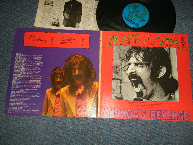 画像1: FRANK ZAPPA - CHUNGAS REVENGE (Ex++/EMINT-) / 1970 US AMERICA ORIGINAL '1st Press BLUE Label' Used LP