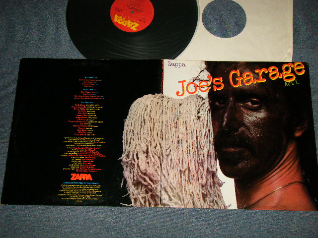 画像1: FRANK ZAPPA - JOE'S GARAGE ACT 1 (With iNSERTS / LYRICS)  (Ex++/Ex+++ Looks:MINT-) / 1979 US AMERICA  ORIGINAL Used LP