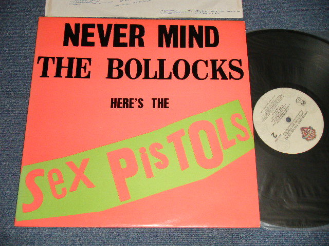 画像1: SEX PISTOLS - NEVER MIND THE BOLLOCKS (Ex+++/MINT-)/ 1979 Version US AMERICA REISSUER "NO CUSTOM Label" "With USTOM SLEEVE"Used LP